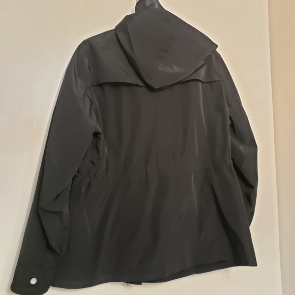 🧩All Black Waterproof Silver Full Women's Jacket - Picture 5 of 15
